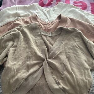 Lot of 3 Free People Movement Sweatshirts